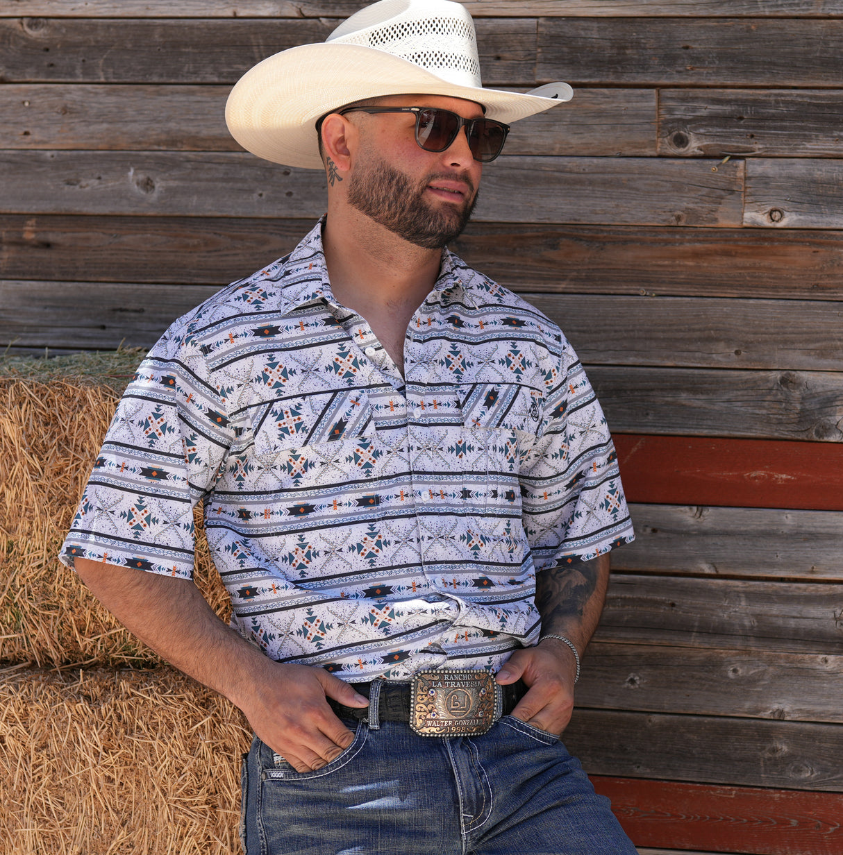 Men's Cool Tech Short Sleeve Button Up - SKCL2023130