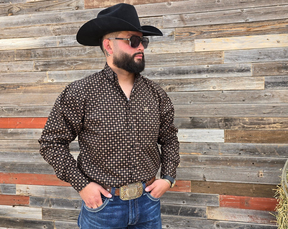 Black Brown Diamonds Classic Fit- SKCL2023007 007 *PLEASE SIZE DOWN*