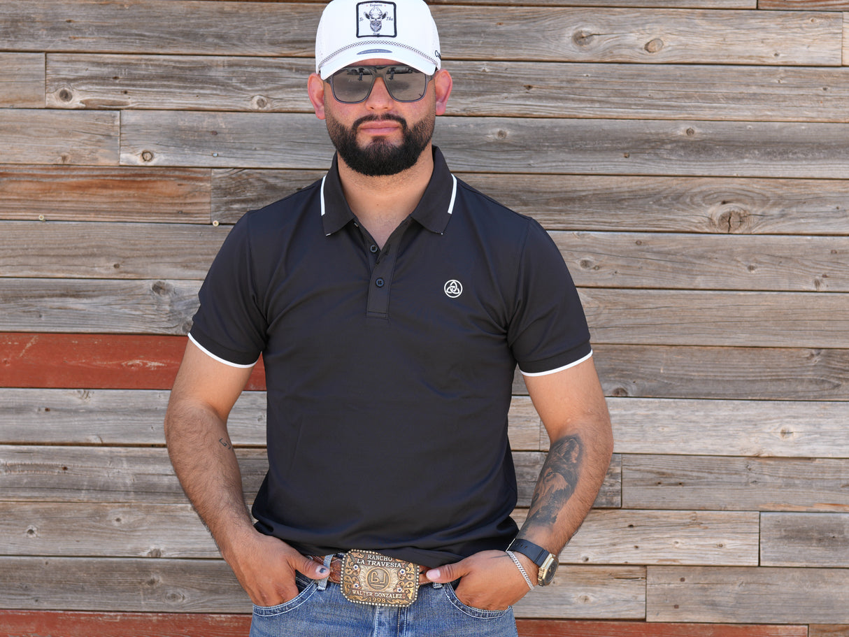 Black Classic Polo - P43