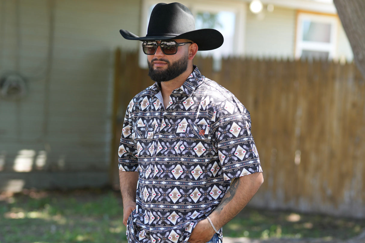 NEW Men's Cool Tech Short Sleeve Button Up - SKCL2023161 161