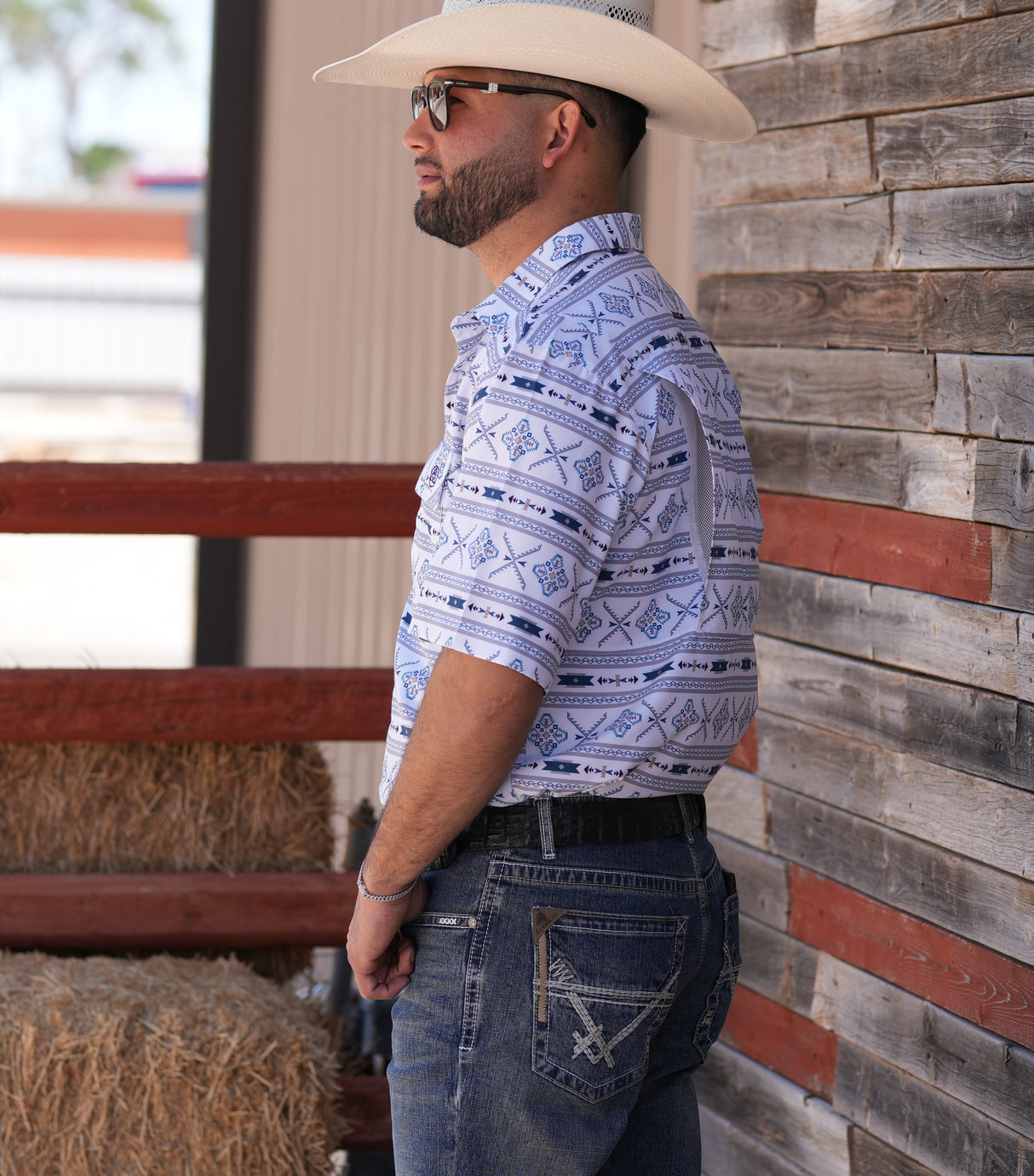 Men's Cool Tech Short Sleeve Button Up - SKCL2023129