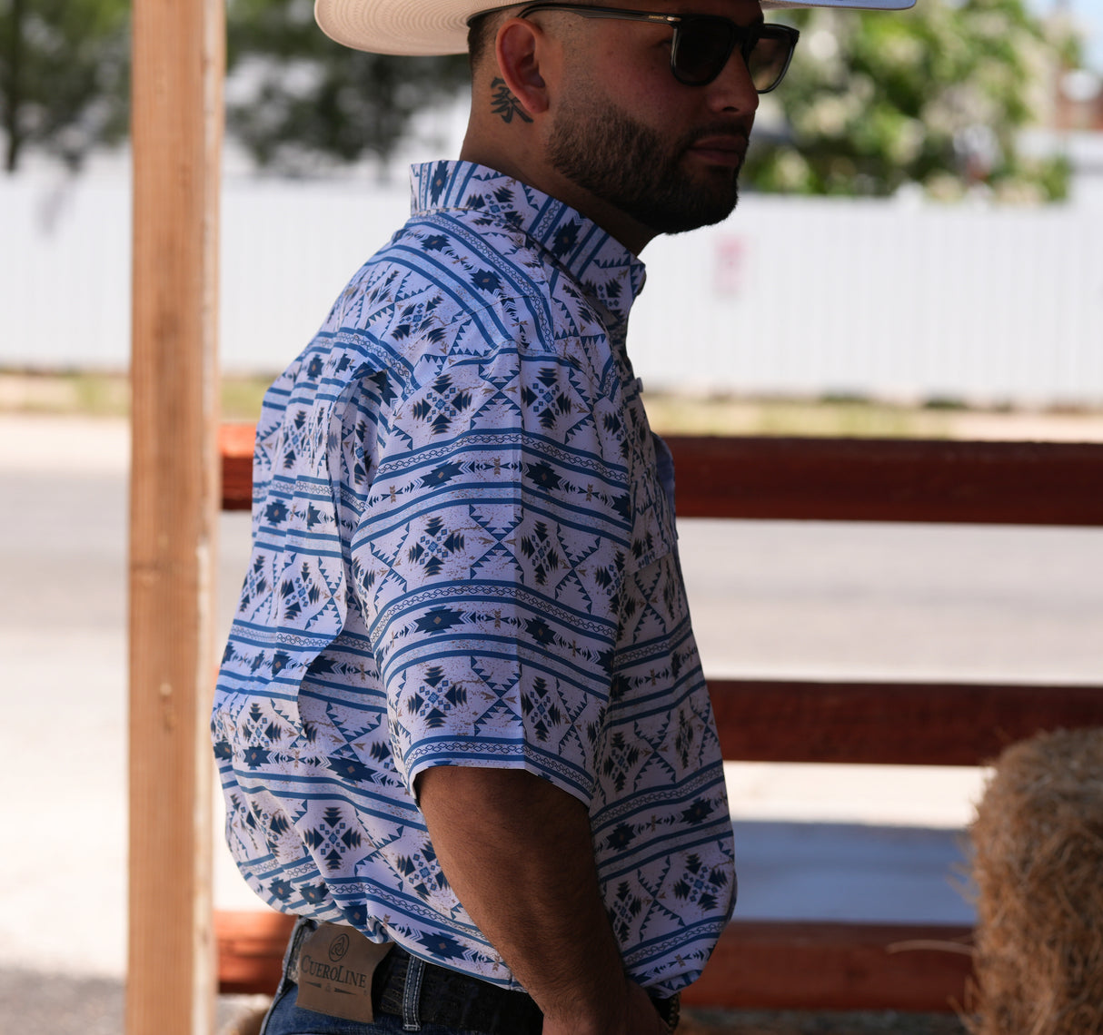 Men's Cool Tech Short Sleeve Button Up - SKCL2023129