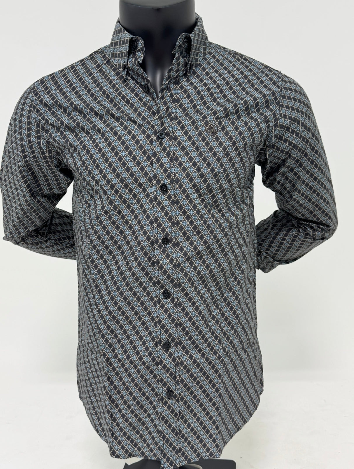 The Justin Black Button Up - 197