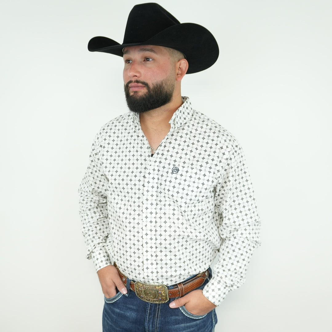 Black & White Geometric Design Classic-SKCL2023048 048 *PLEASE SIZE DOWN*