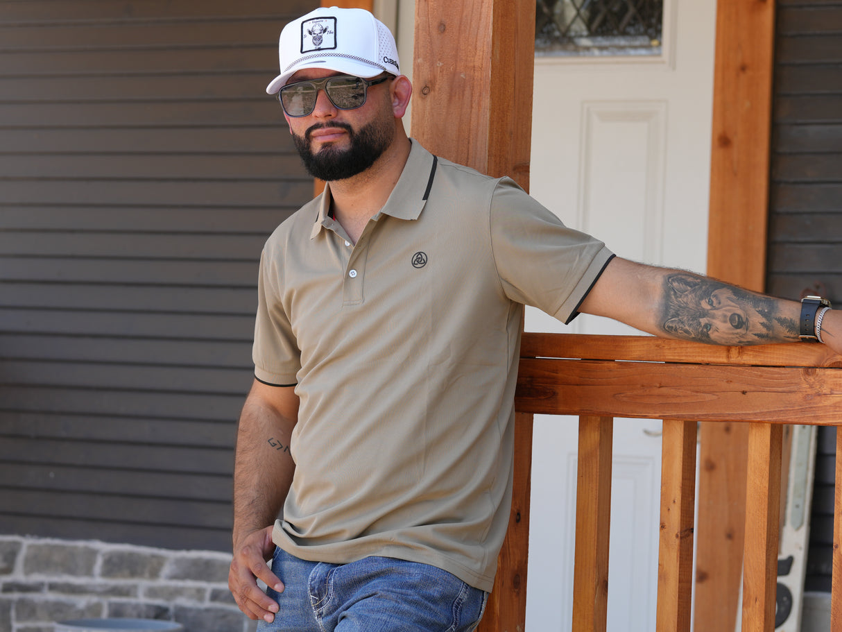 Khaki Classic Polo - P42