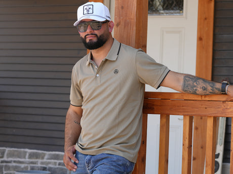 Khaki Classic Polo - P42
