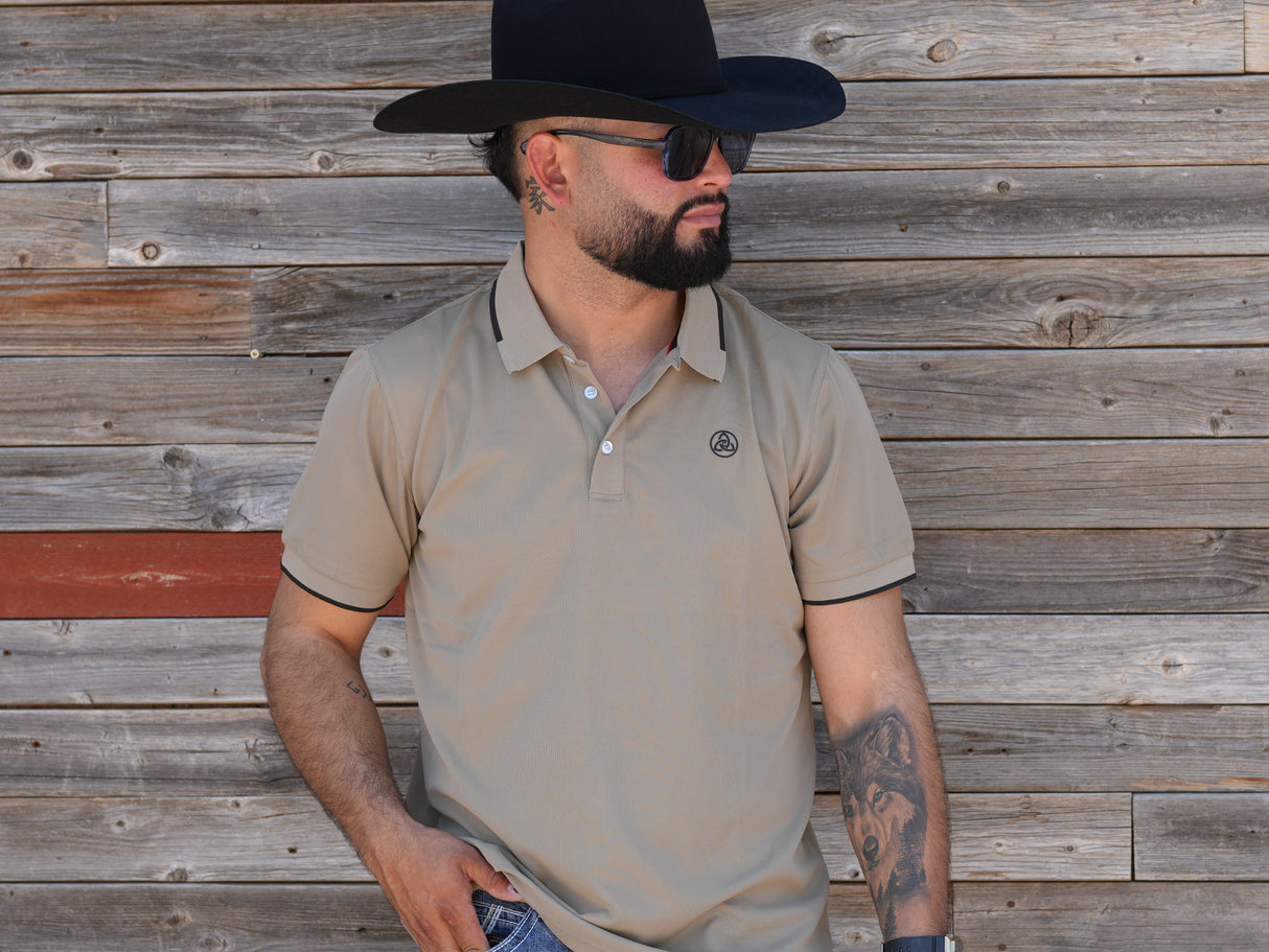 Khaki Classic Polo - P42