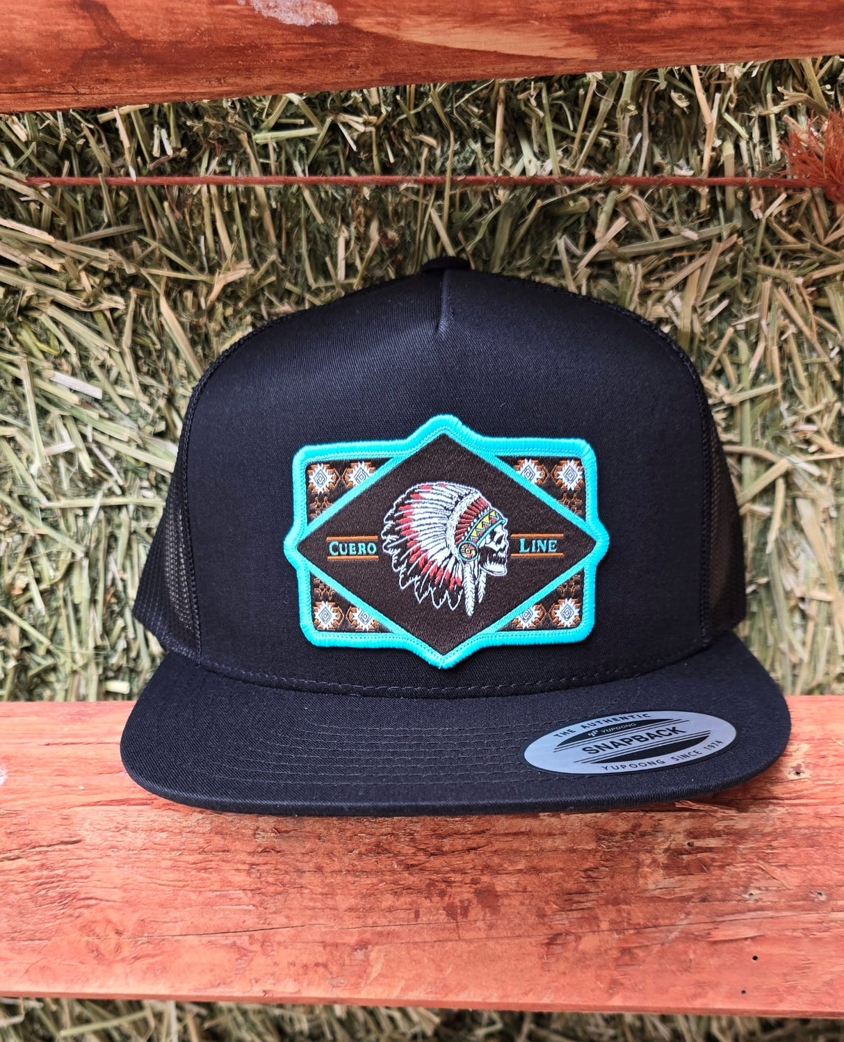 Aztec Chief Snapback Cap Black/Black