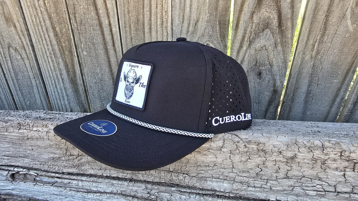 Black Vaquero Rope Cap