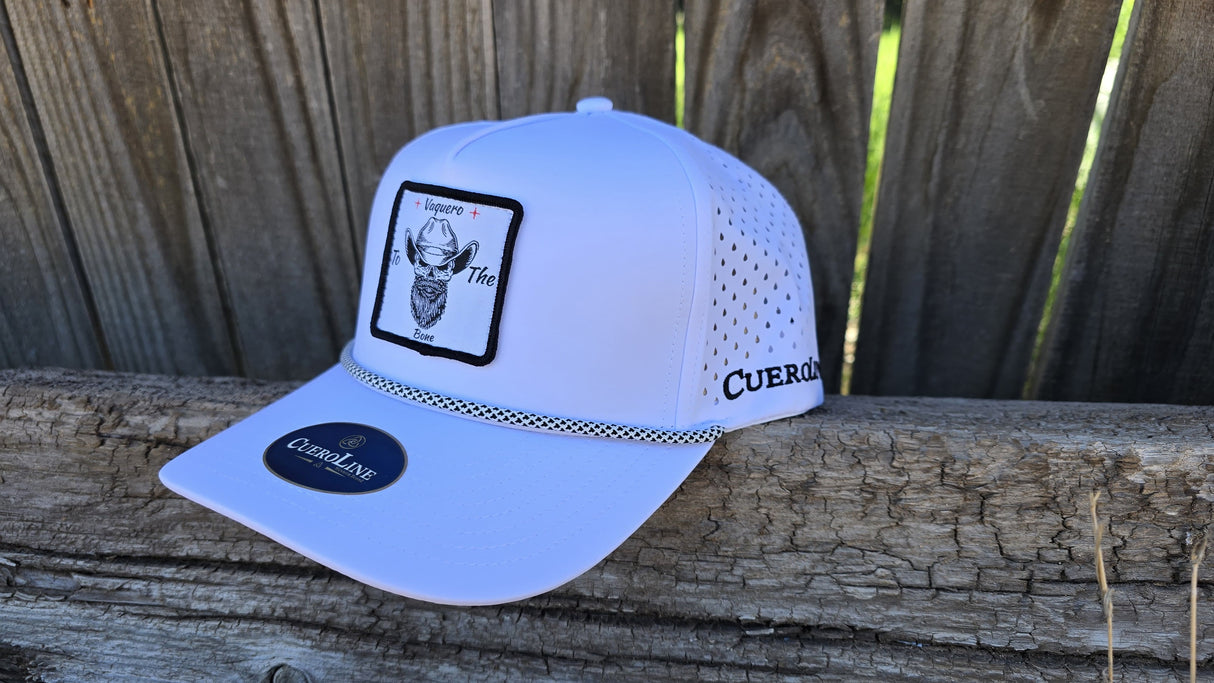White Vaquero Rope Cap