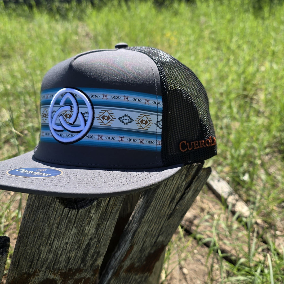 Grey Aztec Cap – CueroLine