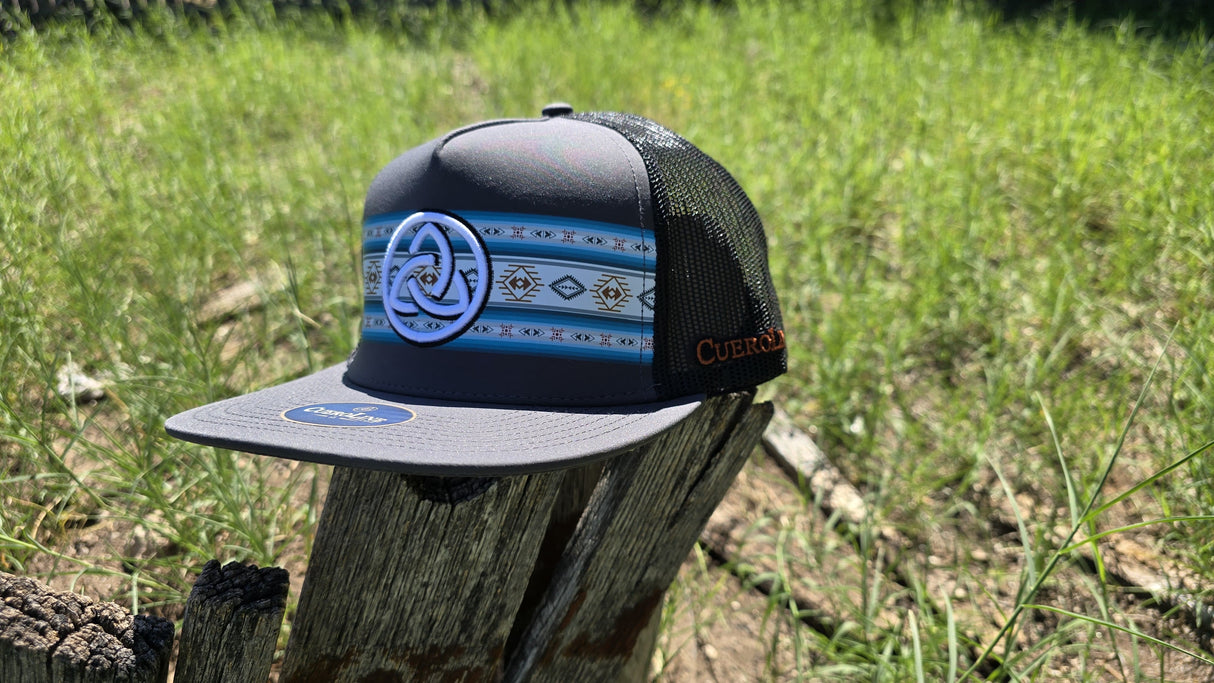 Grey Aztec Cap