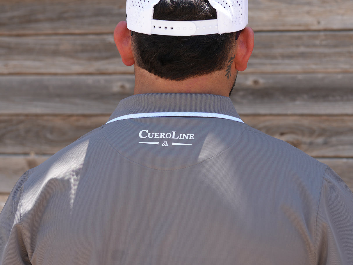 Grey Classic Polo - P17