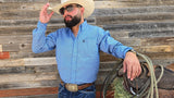 Sky Blue Diamond Print Classic Fit-SKCL2023010 010