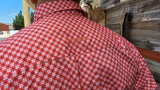 Coral White Dots Print Classic Fit-SKCL2023019 019