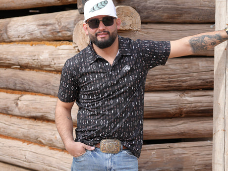 BLACK LIGHTNING POLO - P35