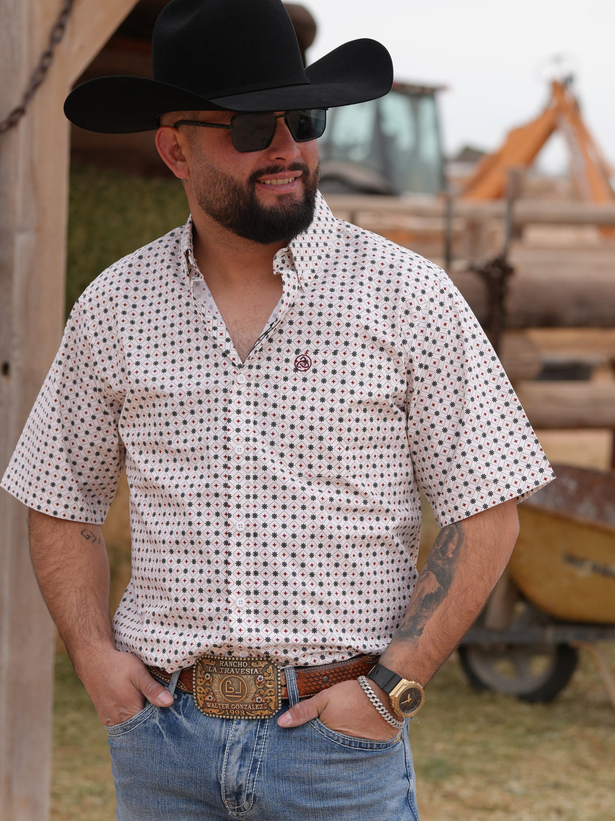 The Starpoint Short Sleeve Button Up - 200