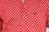Navy Stars on a Red Background Classic-SKCL2023039 039