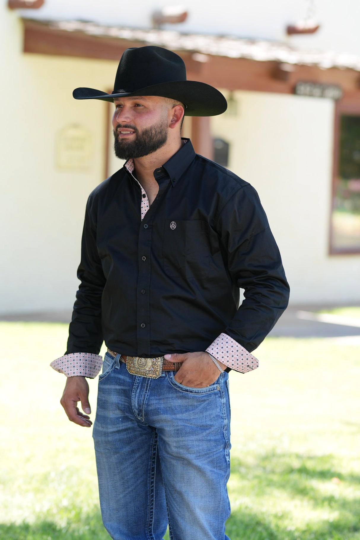 Black Classic Button Up SKCL2023BK-PK