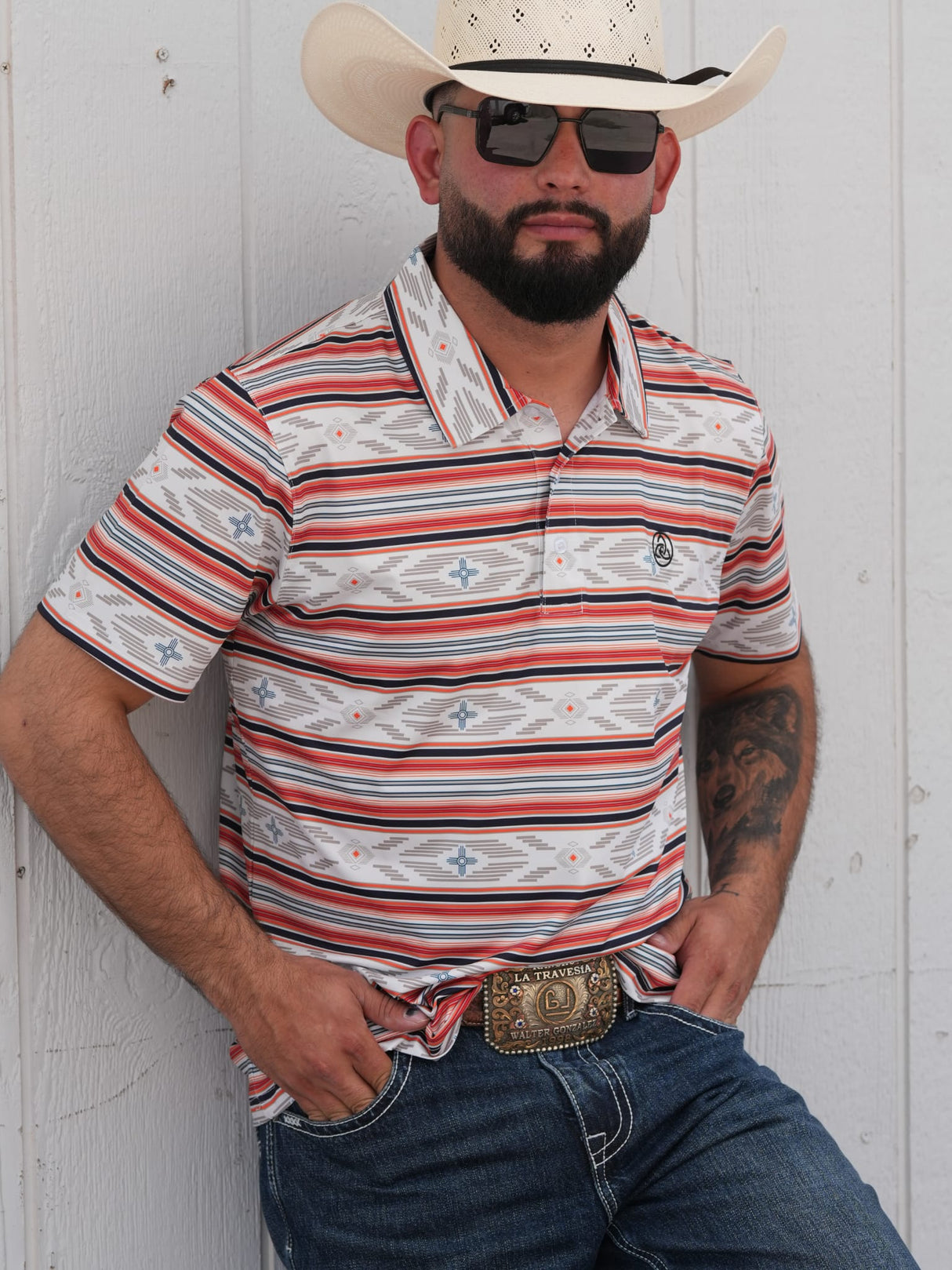 The New Mexico Orange Polo - P53
