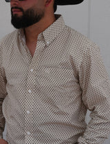 The Aaron Cream Button Up - 192