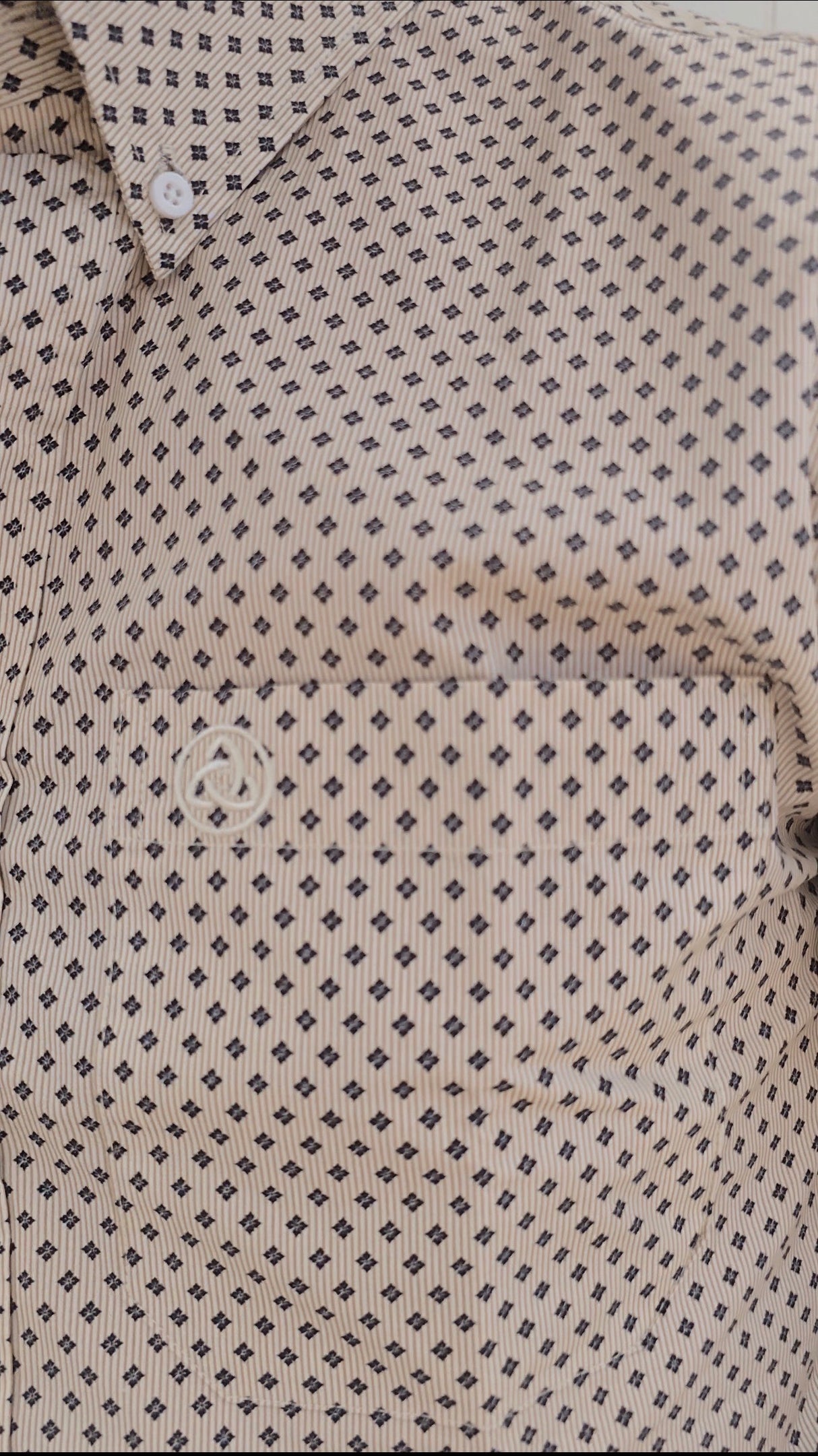 The Aaron Cream Button Up - 192