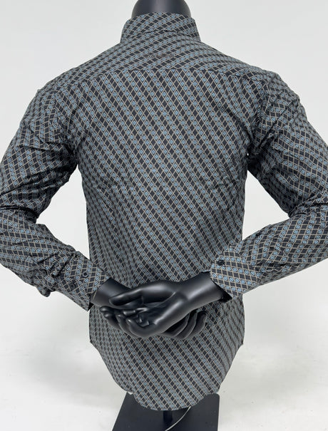 The Justin Black Button Up - 197