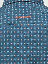 Blue & Salmon Short Sleeve Button Up SKCL2023169-SS 169-SS