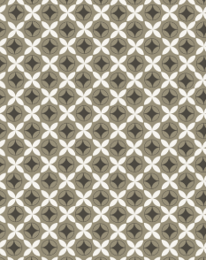 Tan Brown Square Star Print Classic Fit - SKCL2023049 049