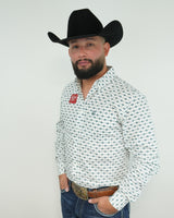 Teal Green White Slim-SKCL2023047 047