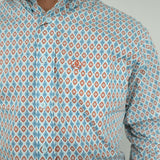 Small Aztec Symbols Light BLue Classic-SKCL2023009 009