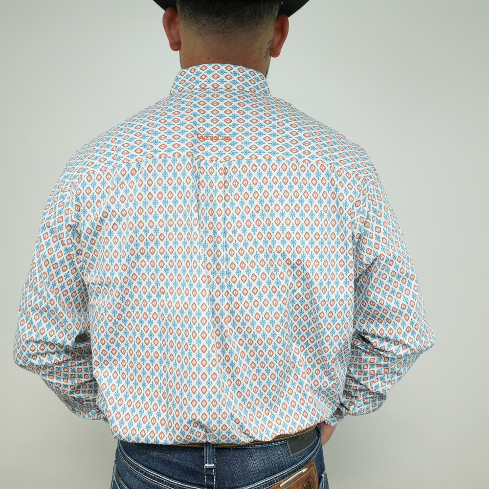 Small Aztec Symbols Light BLue Classic-SKCL2023009 009 *PLEASE SIZE DOWN*