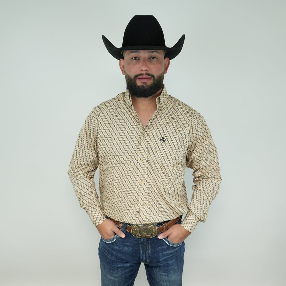 Geometric Design Tan Classic- SKCL2023008 008 *PLEASE SIZE DOWN*