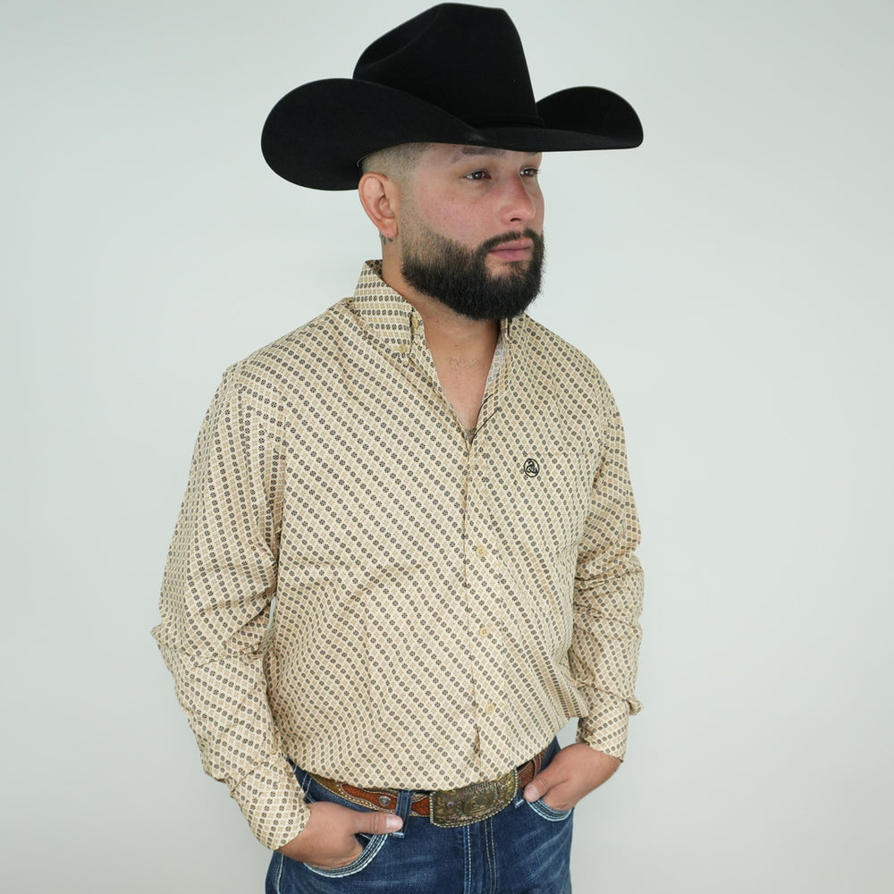 Geometric Design Tan Classic- SKCL2023008 008 *PLEASE SIZE DOWN*