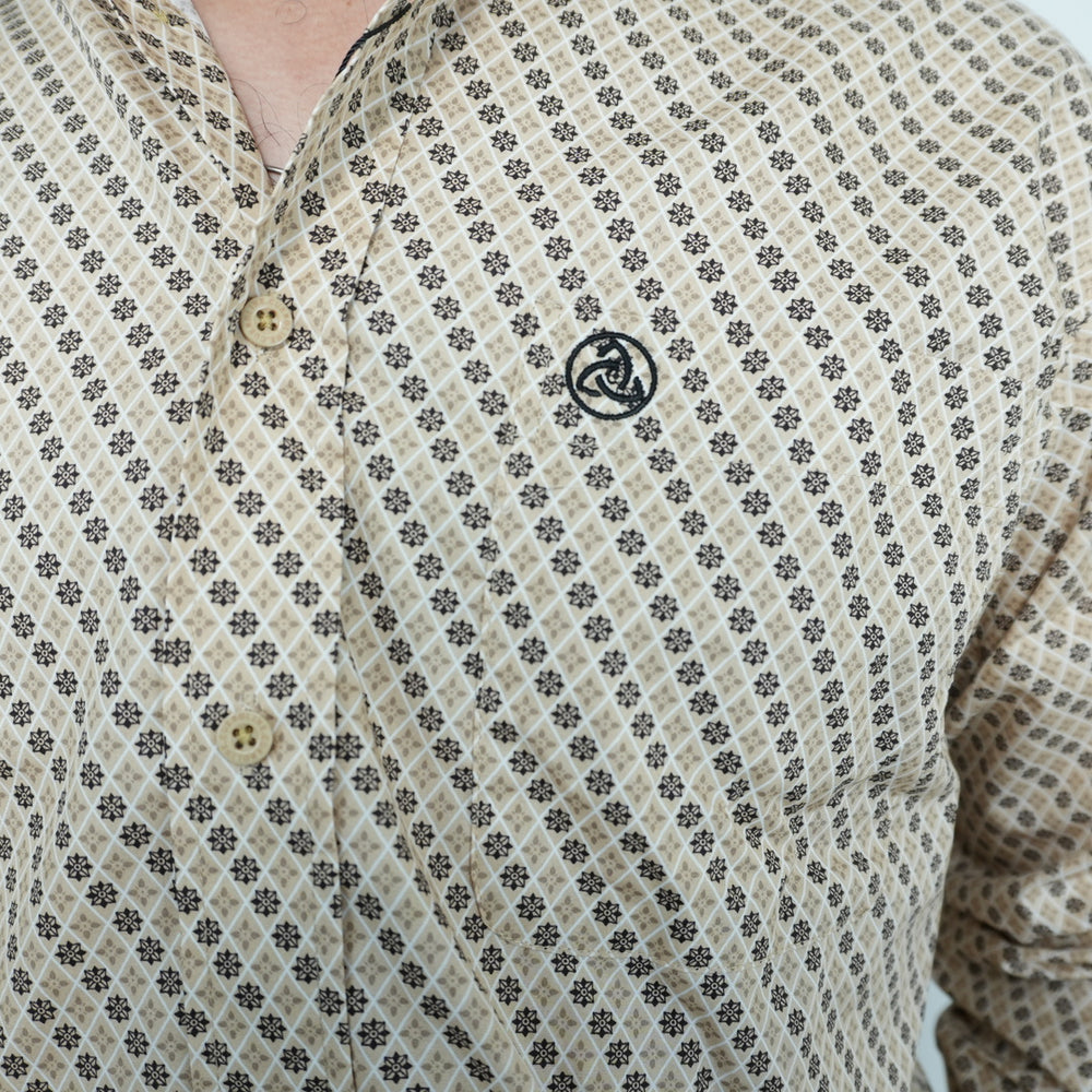 Geometric Design Tan Classic- SKCL2023008 008 *PLEASE SIZE DOWN*