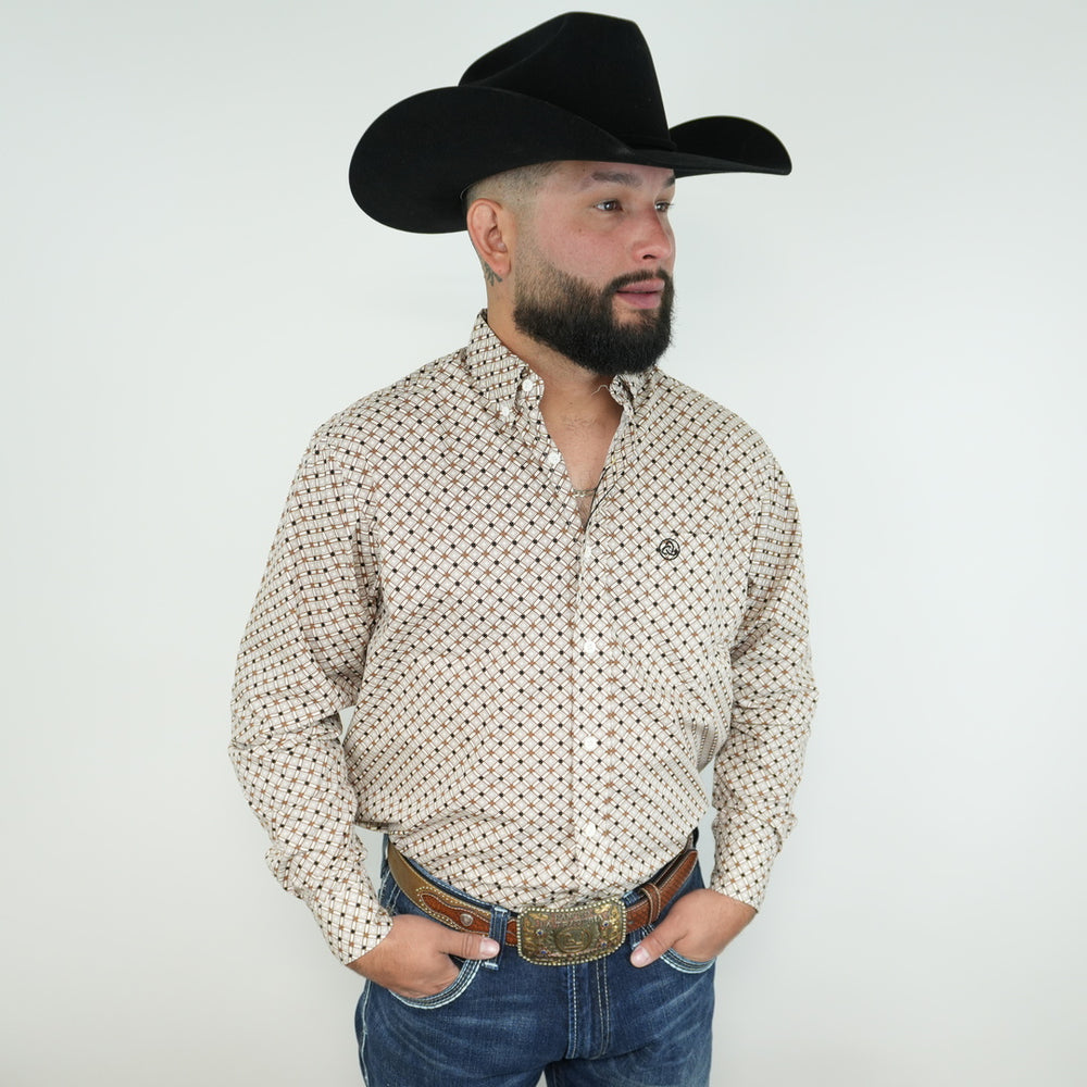 Star Squares Tan Classic- SKCL2023043 043 *PLEASE SIZE DOWN*