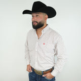 White Red Grey Print Classic-SKCL2023042 042