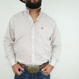 White Red Grey Print Classic-SKCL2023042 042
