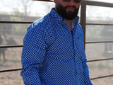 Dark Blue White Diamonds Classic Fit-SKCL2023036 036